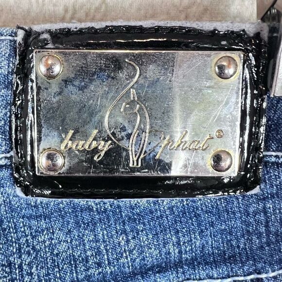 Baby Phat Y2K Embellished Bow Pocket Jeans - Picture 12 of 16